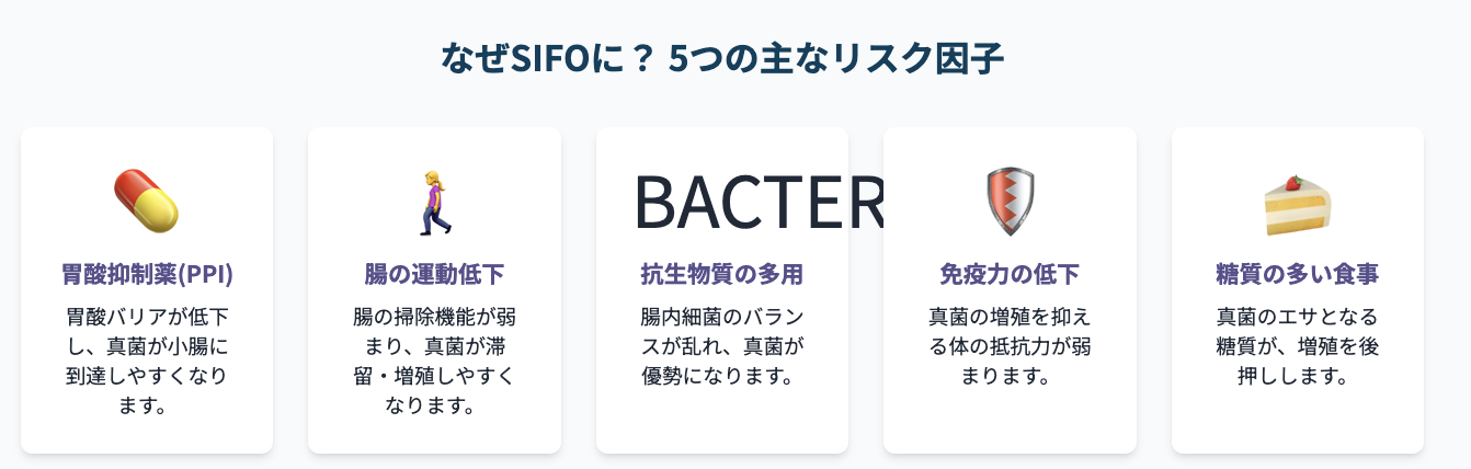 SIFOの５つのリスク